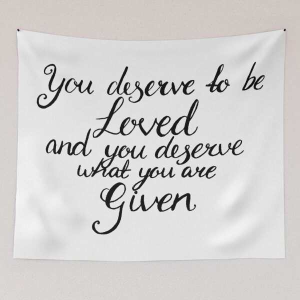 Item preview, You deserve to be loved Florence + Machine Delilah designed and sold by hannahrosesmith.