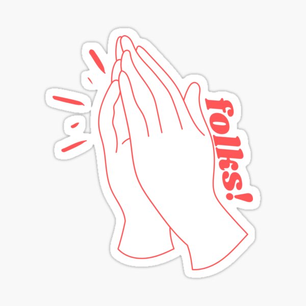 folks! a kurtis conner tribute Sticker