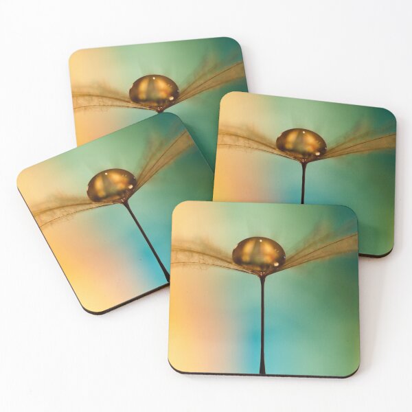 Item preview, Flight Of The Teardrops Turquoise & Mustard II designed and sold by IanDonCrockett.