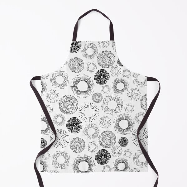 Item preview, Ethnic Sun Black and White Pattern designed and sold by SoccaTamam.