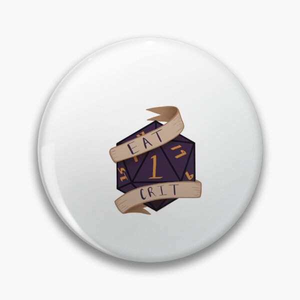 Item preview, Eat Crit (Critical Fail) designed and sold by elizabitty96.