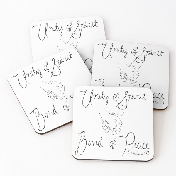 Item preview, Ephesians 4:3 unity & peace designed and sold by Mustard-Seeds.
