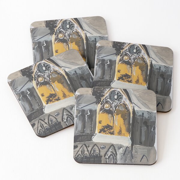 Aperçu de l'œuvre Illustrations originales inspirées de John Piper pour tasses, housses de coussin, étuis de téléphone et sacs fourre-tout créée et vendue par georginabrooke.