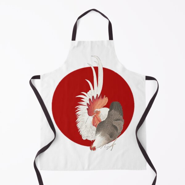Item preview, Japanese Flag - Rooster and Chicken designed and sold by weavernap.