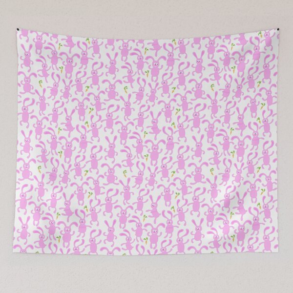 Item preview, Seamless pattern with pink rabbit. designed and sold by lantica.