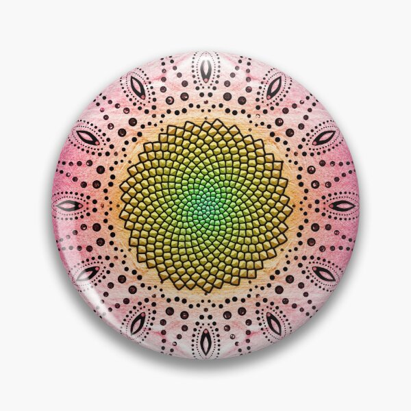 Item preview, Sunflower, Seed, Fibonacci, Spiral, Phi, Math, Mandala designed and sold by nitty-gritty.