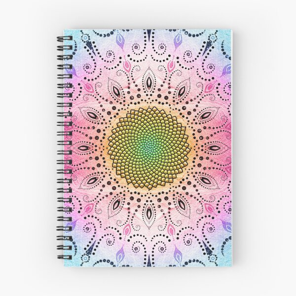 Artikelvorschau, Sonnenblume, Samen, Fibonacci, Spirale, Phi, Mathematik, Mandala entworfen und verkauft von nitty-gritty.