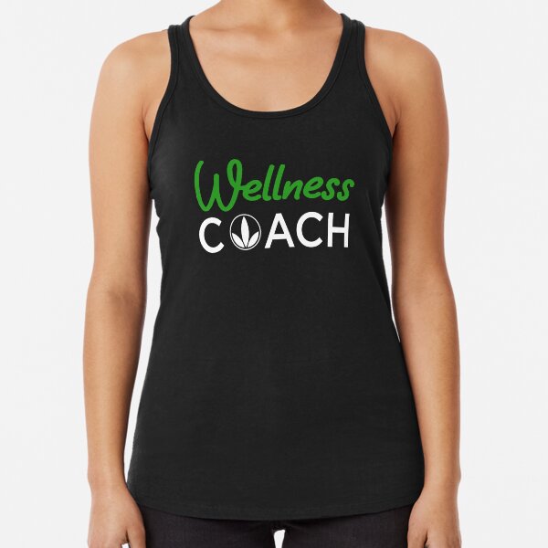 Entrenador de bienestar Camiseta con espalda nadadora