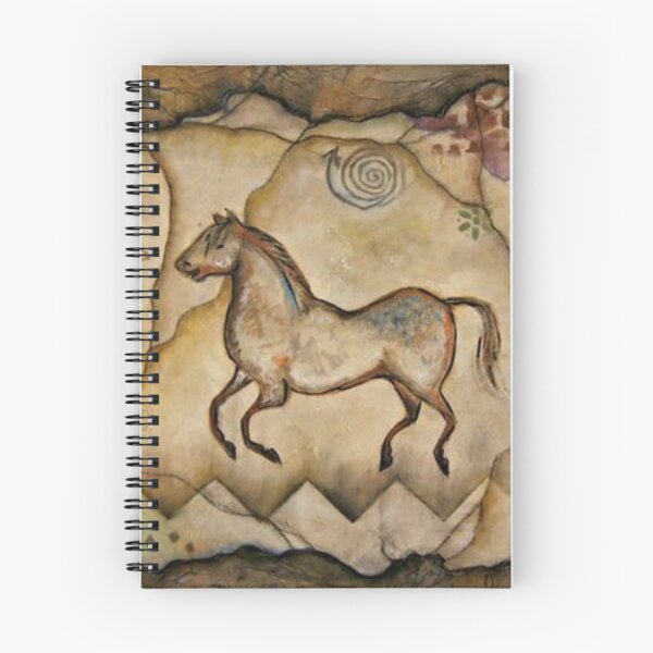 Item preview, War Horse / Native Cave Art / Lascaux / Painted Pony / Native American / Hunter designed and sold by artenvironments.