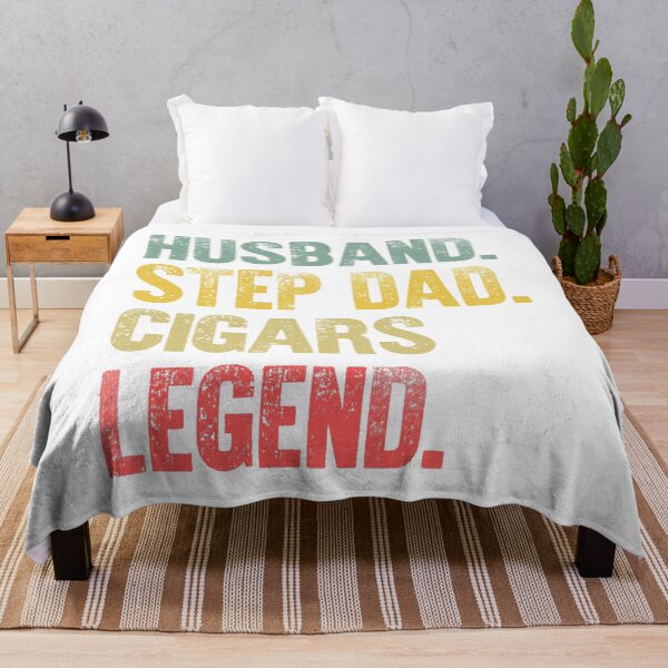 Item preview, Funny Men Vintage T Shirt Husband Step Dad Cigars Legend designed and sold by Bendthetrend.