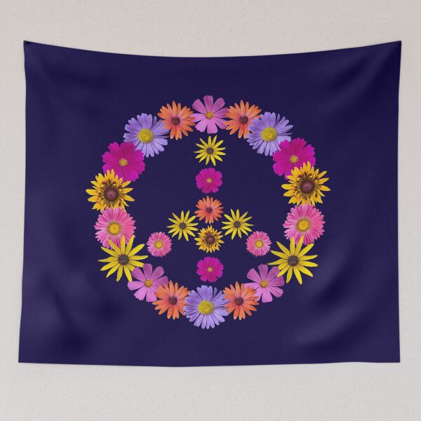 Item preview, Flower Peace Sign designed and sold by shotsfromthehip.