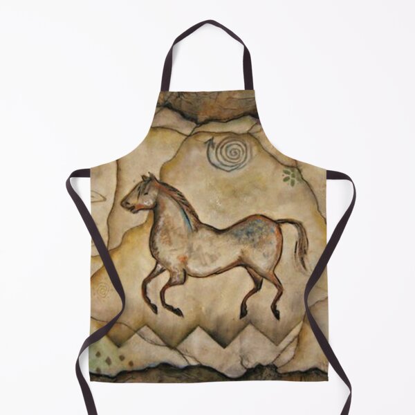 Item preview, War Horse / Native Cave Art / Lascaux / Painted Pony / Native American / Hunter designed and sold by artenvironments.