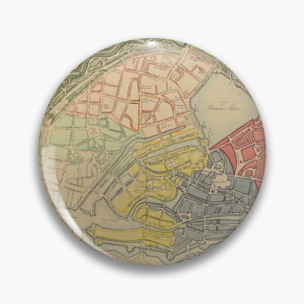 Item preview, Vintage Map of Hamburg Germany (1835) designed and sold by BravuraMedia.
