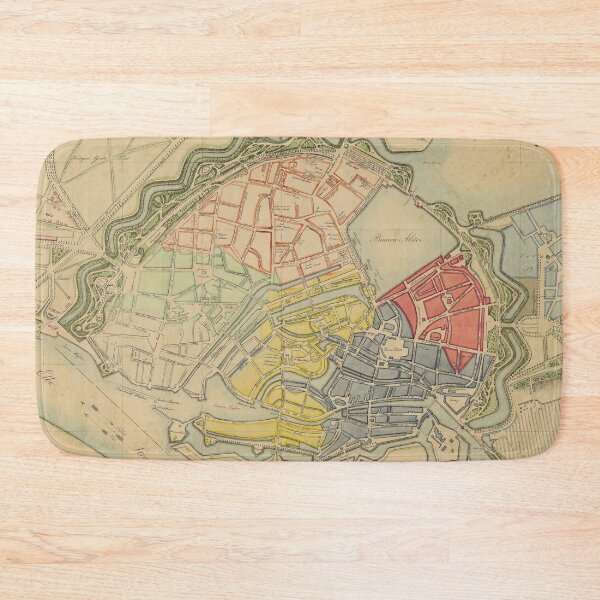 Item preview, Vintage Map of Hamburg Germany (1835) designed and sold by BravuraMedia.