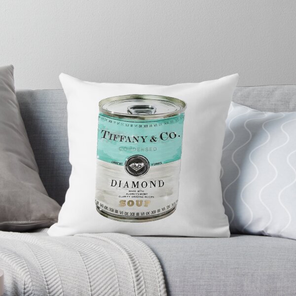 Tiffany & Co Diamond Soup Throw Pillow