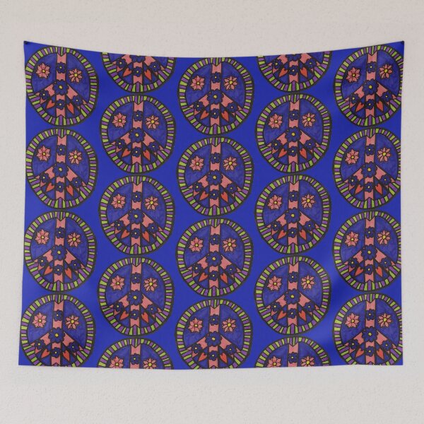 Item preview, FLOWERY PEACE AND LOVE designed and sold by gingerhels309.