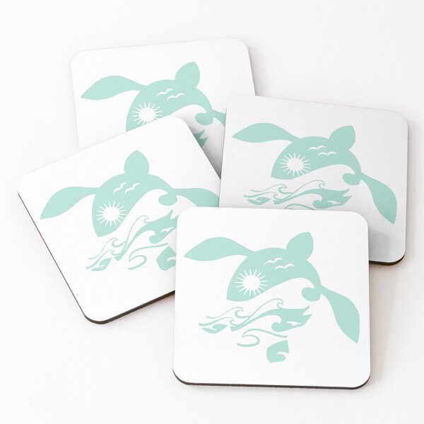 Item preview, Sun and wave sea turtle  designed and sold by Heather  Hinson.