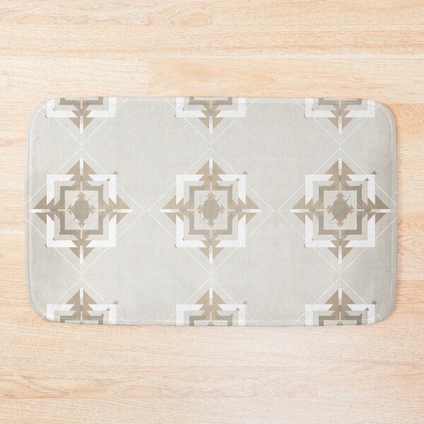 Item preview, Ivory, Soft Neutrals and Taupe Mosaic Pattern designed and sold by simplydesignart.