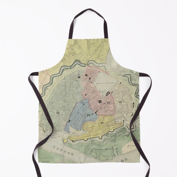 Item preview, Vintage Hamburg Germany Map (1836) designed and sold by BravuraMedia.