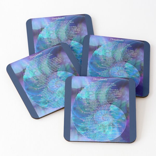 Item preview, The Desiderata with Nautilus Shell Art - By Sharon Cummings designed and sold by Sharon Cummings Art.