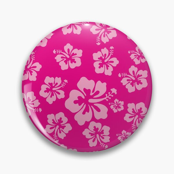 Item preview, Tropical Hot Pink Hibiscus Flower Floral Pattern Hawaiian Print designed and sold by pcreations.