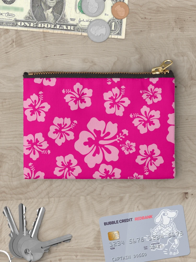 Tropical Hot Pink Hibiscus Flower Floral Pattern Hawaiian
