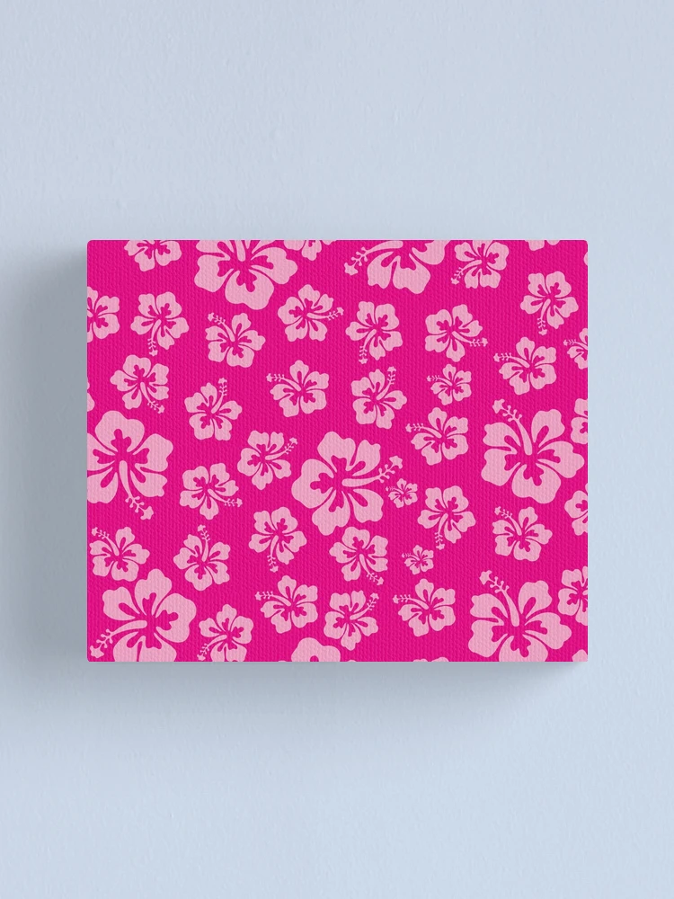 Pink Hibiscus Tropical Floral Print by Sand And Chi