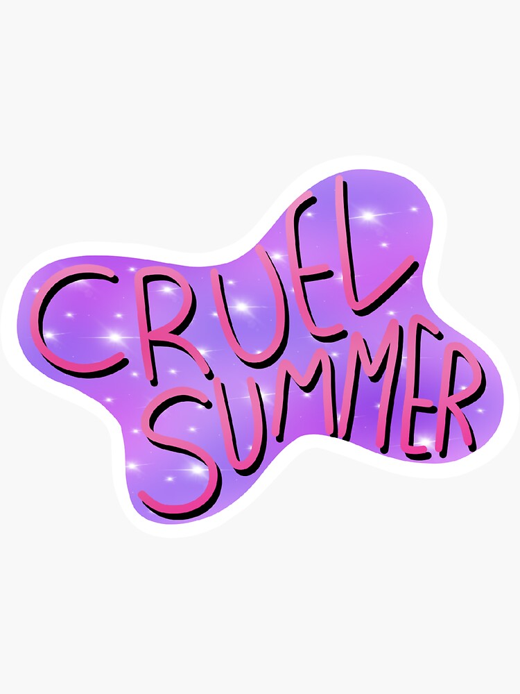 Cruel Summer Taylor Swift Sticker for Sale by beamqueen13
