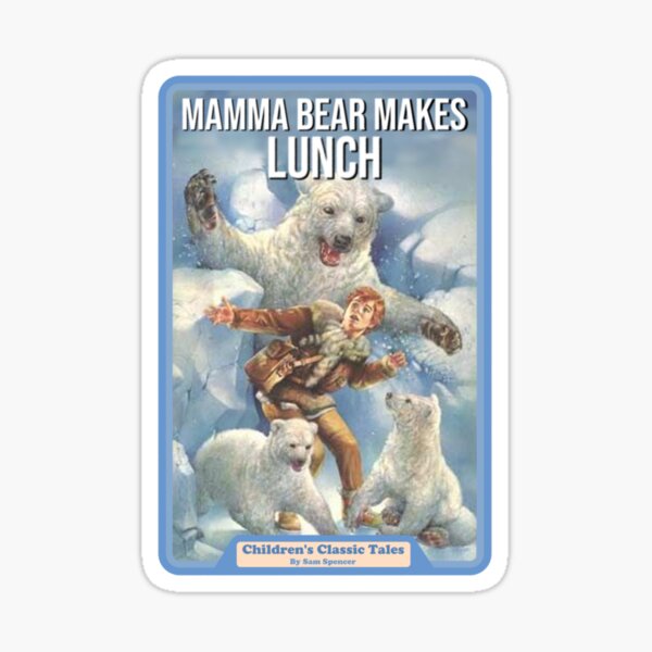 Mamma Bear Makes Lunch Sticker