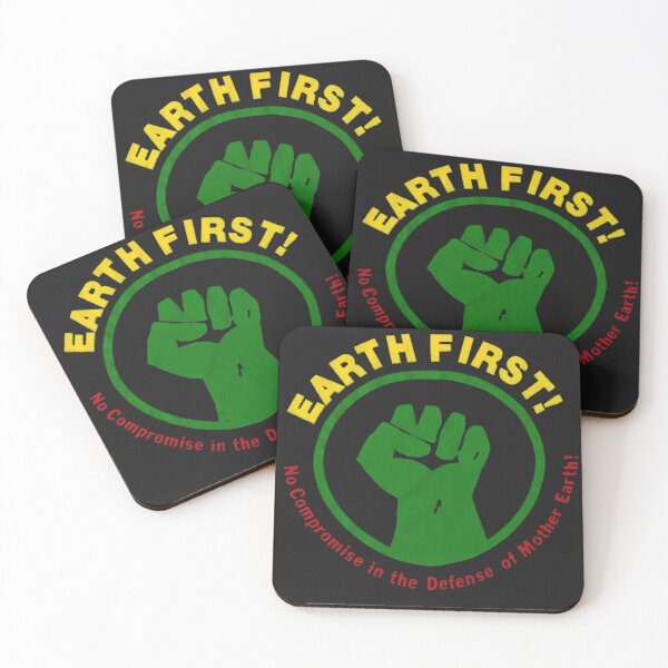 Item preview, Earth First! designed and sold by PlasticsFactory.