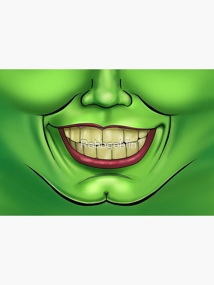 Cartoony Mouth Mask by Robbgoblin