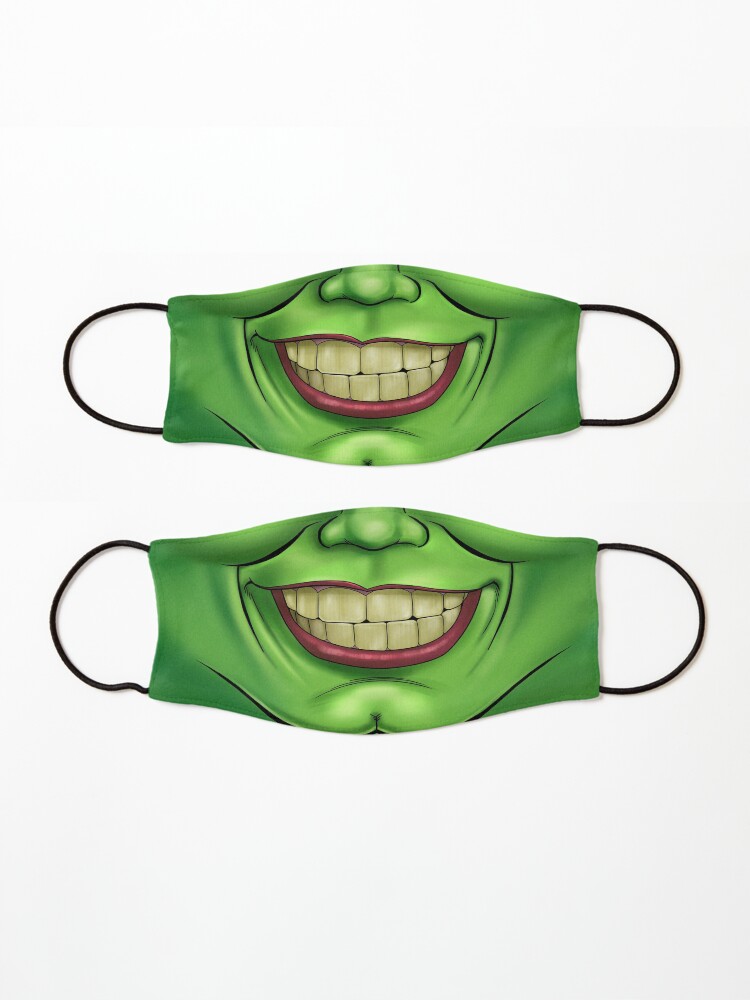 Alternate view of Cartoony Mouth Mask Mask