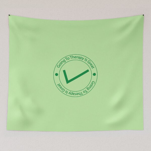 Item preview, Going To Therapy Is Great Green  designed and sold by WilliamsGFX.
