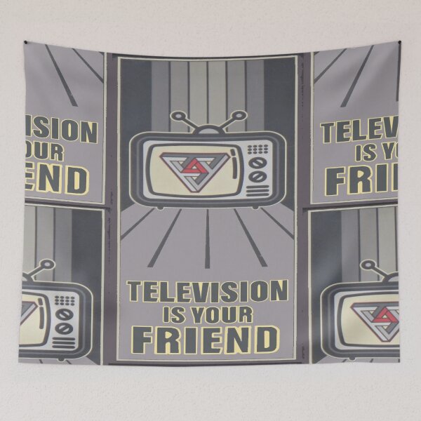 Item preview, TV Is Your Friend - Fates Poster designed and sold by Vancouver-Girl.
