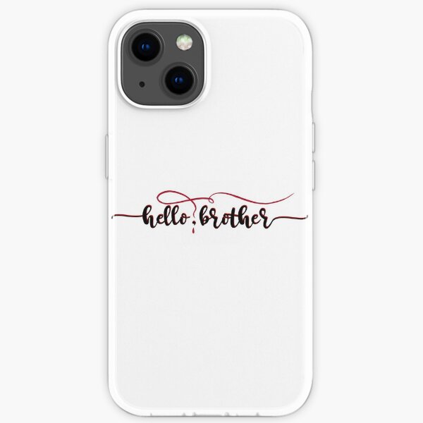 Citation de Vampire Diaries - Bonjour frère - Damon et Stefan Coque souple iPhone