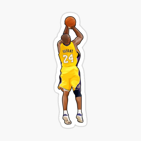 Kobe Bryant #24 Mamba Shoot Sticker