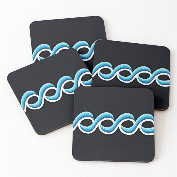 Item preview, Blue & White Wave designed and sold by oeschi.