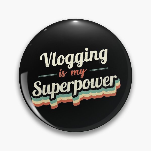 Artikelvorschau, Vlogging ist meine Supermacht entworfen und verkauft von Custom365.
