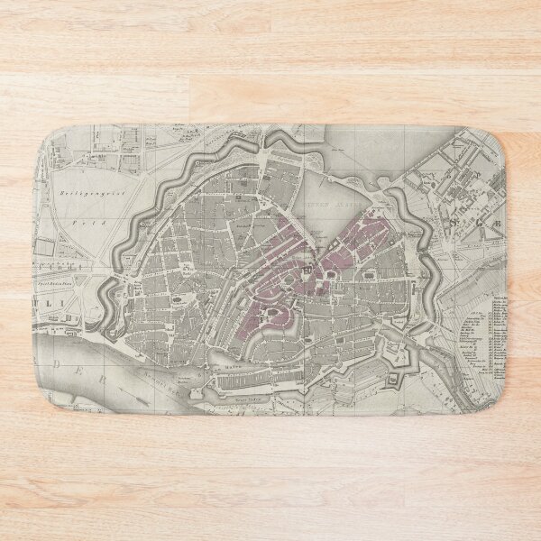 Item preview, Vintage Hamburg Germany Map (1842) designed and sold by BravuraMedia.