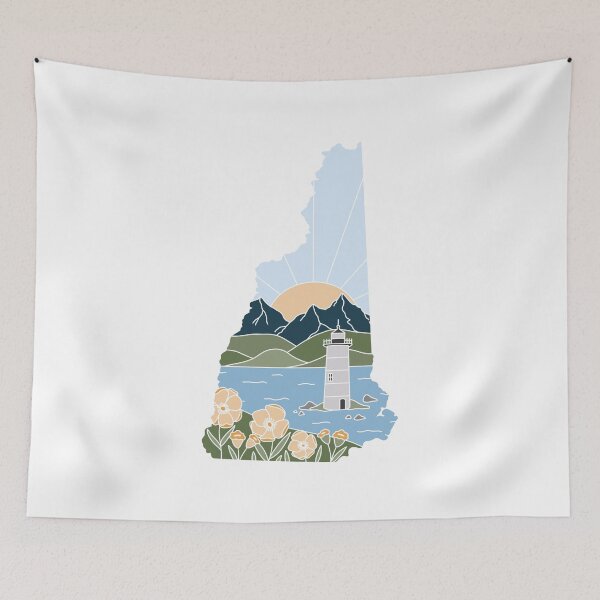 Item preview, New Hampshire Illustrated Graphic designed and sold by jamiemaher15.