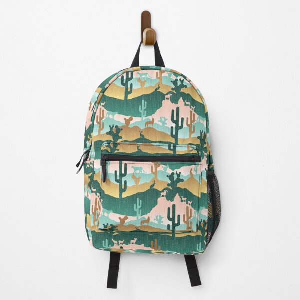 Item preview, Sonoran Desert Landscape - Teal designed and sold by WickedRefined - Nicole Demereckis.
