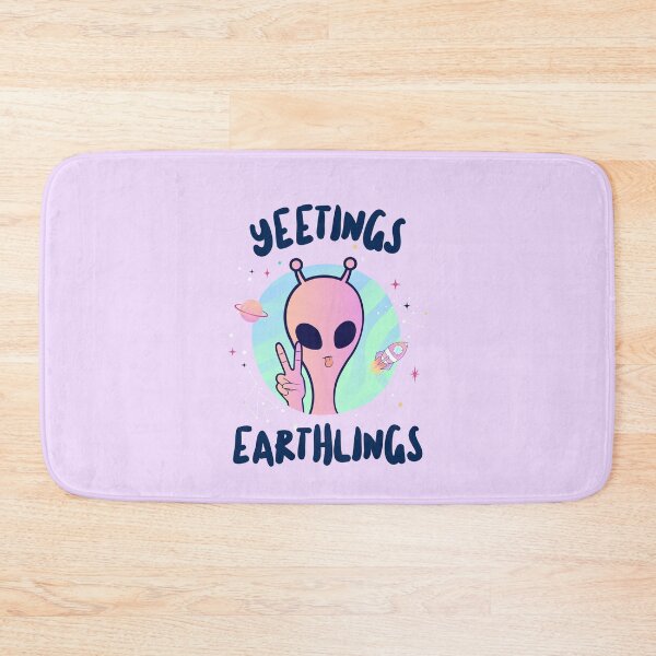 Item preview, Yeetings Earthlings - Funny Alien designed and sold by GasparArts.