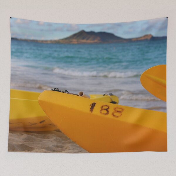 Item preview, Hawaii Kayak at Lanikai - Photo print designed and sold by aprilfrosbury.