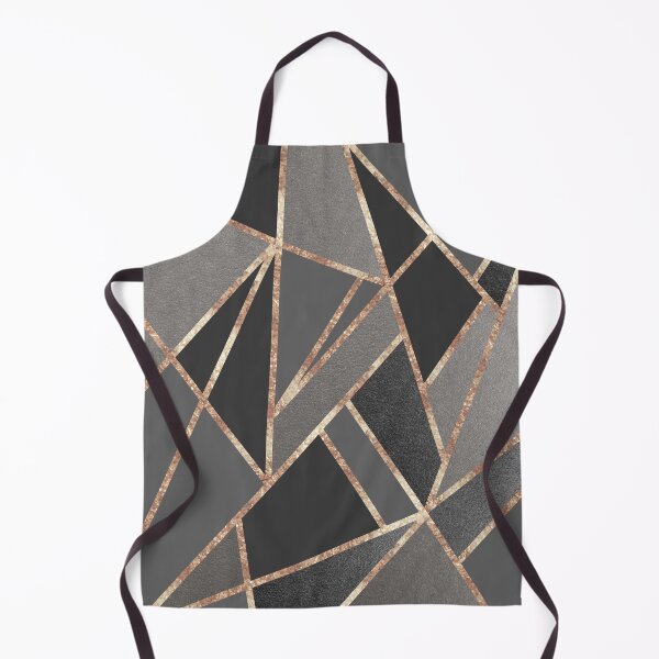 Item preview, Classic Silver Gray Charcoal Rose Gold Geo #1 #geometric #decor #art  designed and sold by Anita's & Bella's Art.