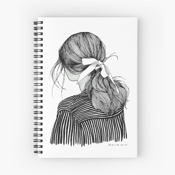 Item preview, minimal striped black and white illustration designed and sold by Francisco Licari.