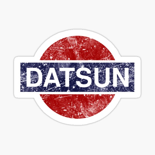 Datsun Vintage Car Sticker
