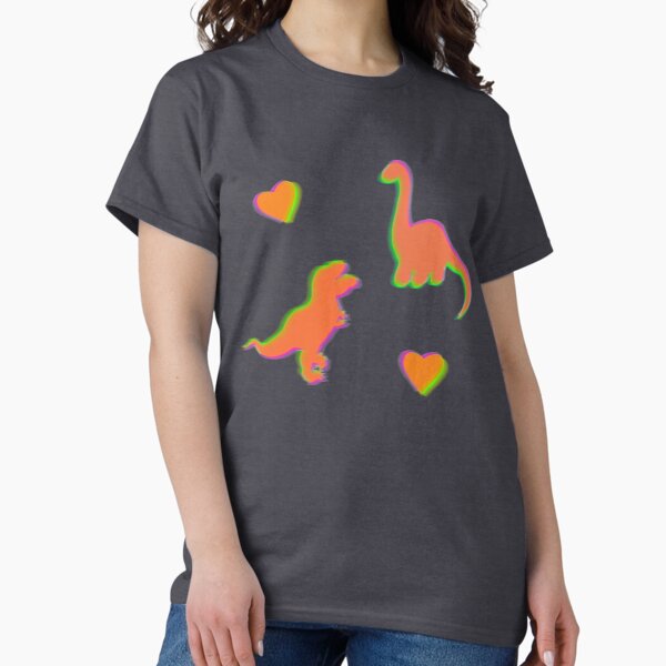 Artikel-Vorschau von Glitchy Dino Love, designt und verkauft von potatoegoat.