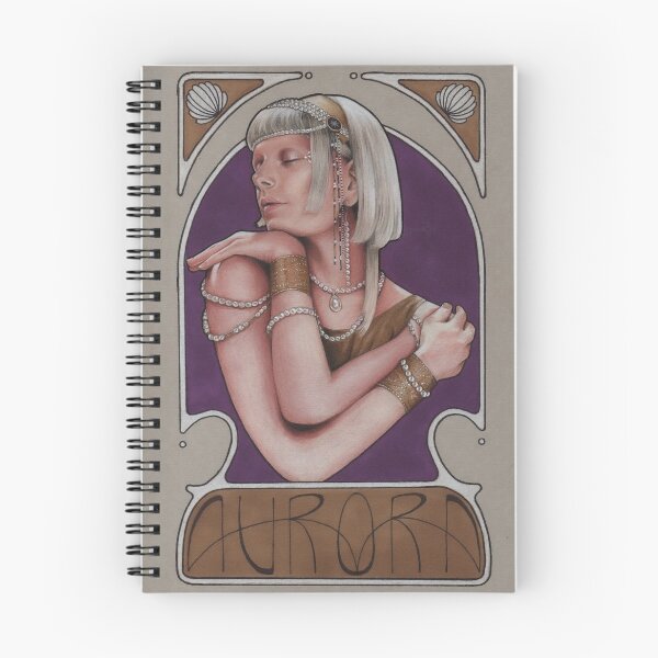 Item preview, AURORA "Exist for love" Art Noveau style illustration  designed and sold by Francisco Licari.
