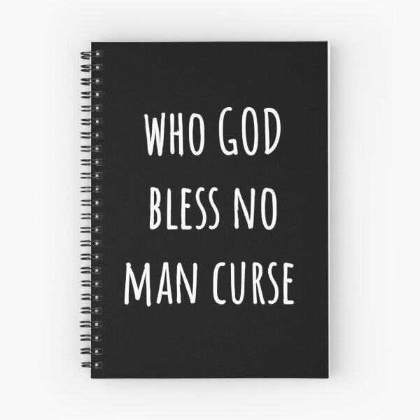 Item preview, who god bless no man curse  designed and sold by JAMAICAMERCH.
