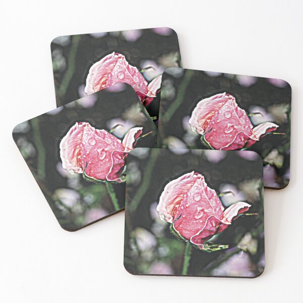 Item preview, Pink Rose Dew Drops designed and sold by XCEEDTRANSITION.